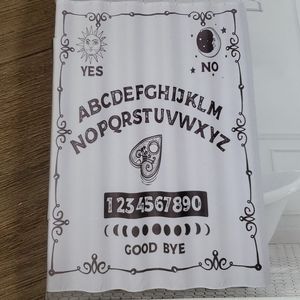 Spooky Home Essentials Ouija Theme Shower Curtain